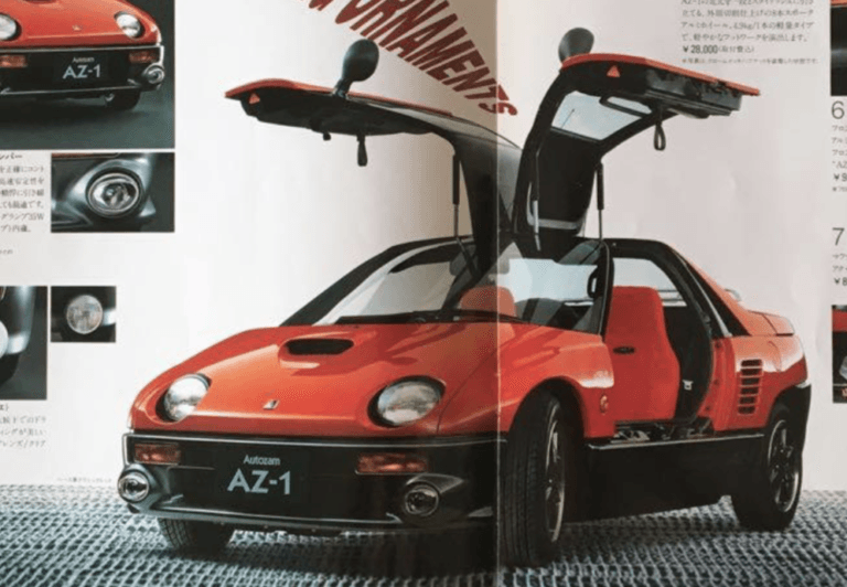 オートザム AZ-1 – PG6SA【軽に迷い込んだ一代限りのガルウイング】